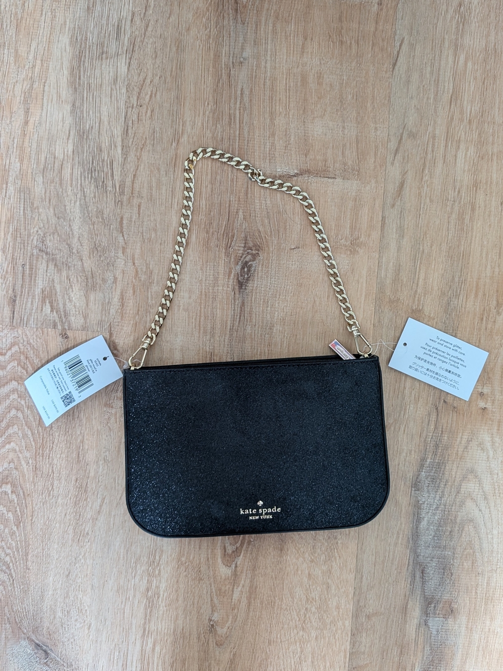 Kate Dpade Glimmer Glitter Pochette